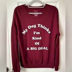 Maroon sweater